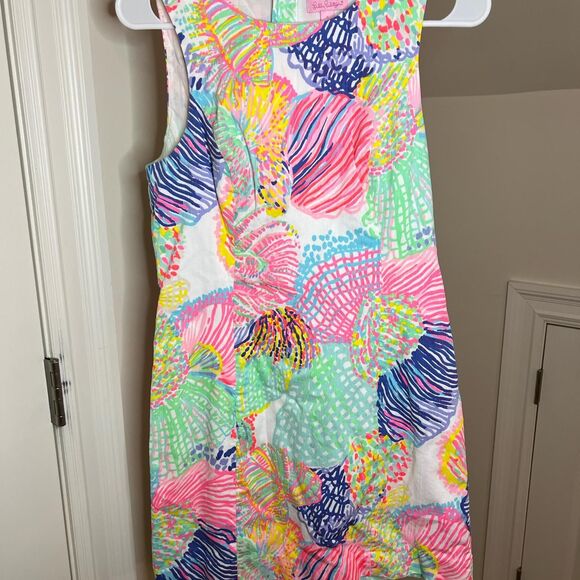 Lilly Pulitzer Women's Mila Shift Dress in print Roar of the Seas - Picture 3 of 5